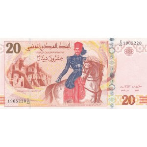 Tunisia, 20 Dinars, 2011, UNC, p93b