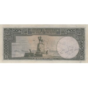 Turkey, 2 1/2 Lira, 1939, UNC, p126, SPECIMEN