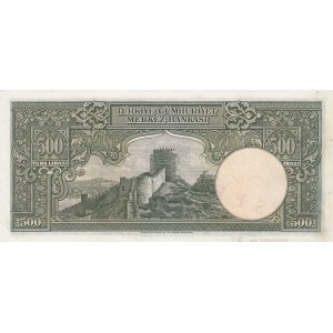 Turkey, 500 Lira, 1939, UNC, p131, SPECIMEN