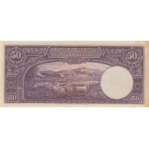 Turkey, 50 Lira, 1942, UNC,  SPECIMEN