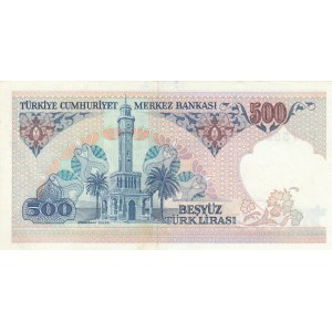 Turkey, 500 Lira, 1984, UNC, p195, RADAR