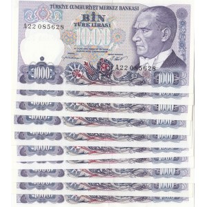 Turkey, 5.000 Lira, 1986/88, UNC, p196 ,