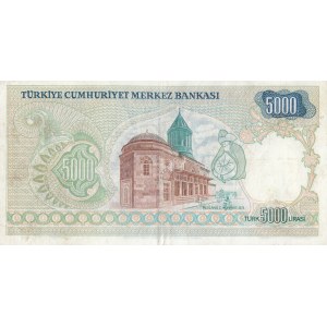 Turkey, 5.000 Lira, 1981, VF, p196A,