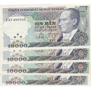 Turkey, 10.000 Lira, 1993, AUNC, p200,