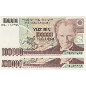 Turkey, 100.000 Lira, 1994, UNC, p205c,