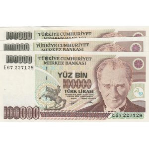 Turkey, 100.000 Lira, 1994, UNC, p205b,