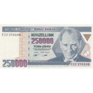 Turkey, 250.000 Lira, 1995, UNC, p207a,
