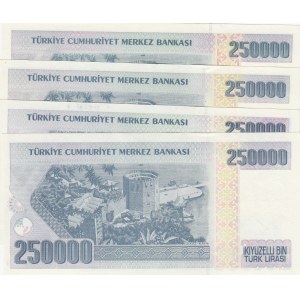Turkey, 250.000 Lira, 1998, UNC, p207,