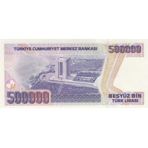 Turkey, 500.000 Lira, 1993, UNC, p208a,