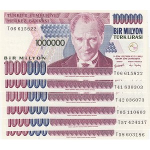 Turkey, 1.000.000 Lira, 2002, UNC, p213,
