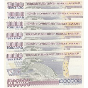 Turkey, 1.000.000 Lira, 2002, UNC, p213,