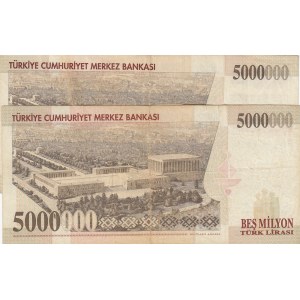Turkey, 5.000.000 Lira, 1997, VF, p210b