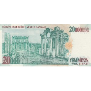 Turkey, 20.000.000 Lira , 2001, UNC, p215,