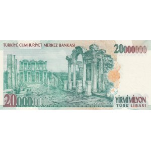 Turkey, 20.000.000 Lira , 2001, UNC, p215,