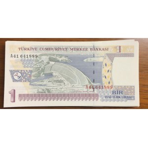 Turkey, 1 New Lira, 2005, UNC, p216,