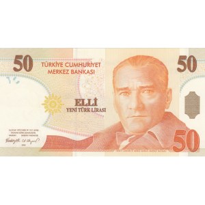 Turkey, 50 New Turkish Lira, 2005, UNC, p220,