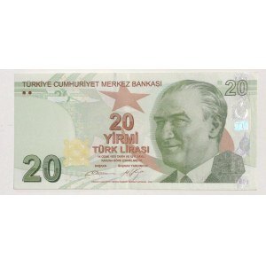 Turkey, 20 Lira, 2017, UNC, p224c, RADAR