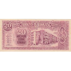 Turkey,  1970, VF,  İş Bank Apartment allowance