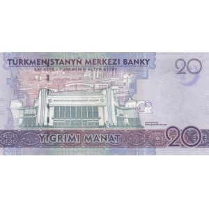 Turkmenistan, 20 Manat, 2017, UNC, p39