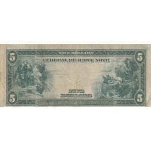 United States of America, 5 Dollars, 1914, VF, p359b