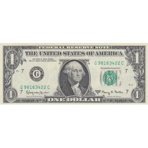 United States of America, 1 Dollar, 1963, UNC, p382b