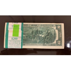 United States of America, 2 Dollar, 1976, UNC, p461, BUNDLE