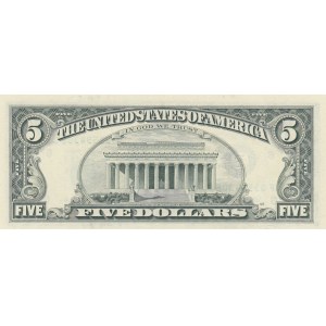 United States of America, 5 Dollars, 1995, UNC, p498