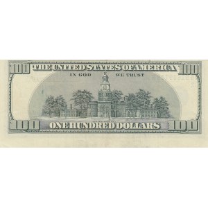 United States of America, 100 Dollars, 2006A, XF (+), p529