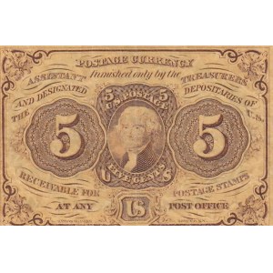 United States of America, 5 Cents, 1862, VF (+), p97c