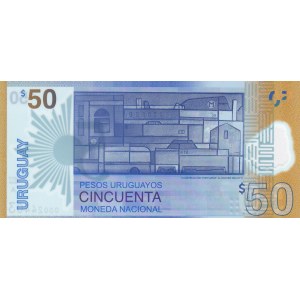 Uruguay, 50 Dollars, 2017, UNC, pNew