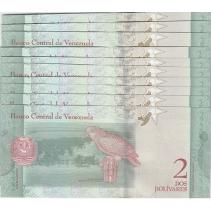 Venezuela,  UNC,  Total 10 banknotes