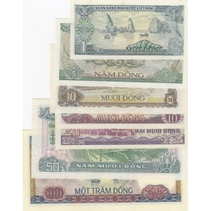 Vietnam,  Total 7 banknotes