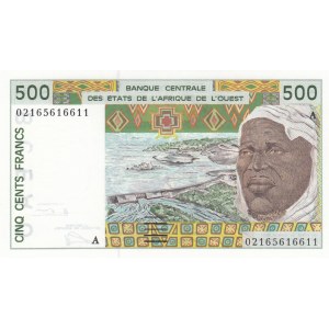 West African States, 500 Francs, 2002, UNC, p110a