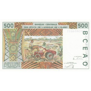West African States, 500 Francs, 2002, UNC, p110a