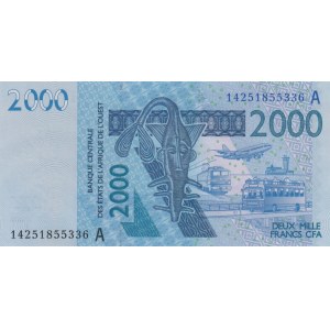 West African States, 2.000 Francs, 2003, AUNC, p116a