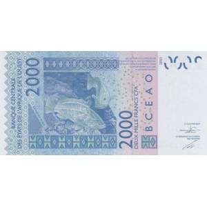 West African States, 2.000 Francs, 2003, UNC, p416D
