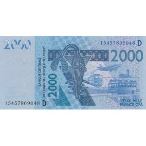 West African States, 2.000 Francs, 2003, UNC, p416D