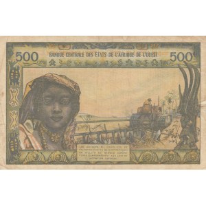 West African States, 500 Francs, 1959, FINE, p702kl