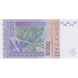 West African States10000 Francs, 1.000 Francs, 2003, AUNC,