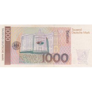 Germany- Federal Republic, 1.000 Mark, 1991, AUNC, p44a