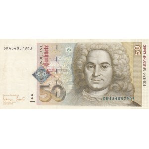 Germany- Federal Republic, 50 Mark, 1996, XF, p45