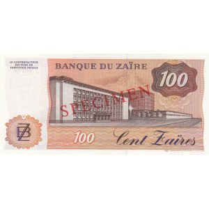 Zaire, 100 Zaires, 1985, UNC, p29s, SPECIMEN