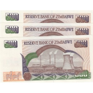 Zimbabwe, 500 Dollars, 2001, UNC, p10
