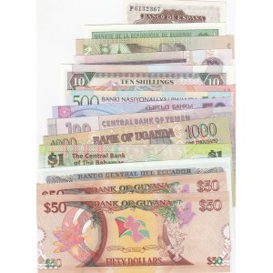 Mix Lot,  UNC,  Total 13 banknotes