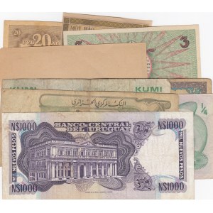 Mix Lot,  total 9 banknotes