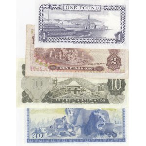 Mix Lot,  Total 4 banknotes