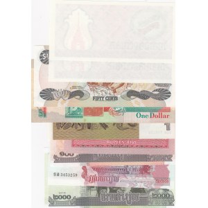 Mix Lot,  Total 9 banknotes