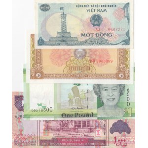 Mix Lot,  UNC,  4 different banknotes