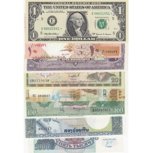Mix Lot,  UNC,  Total 8 banknotes