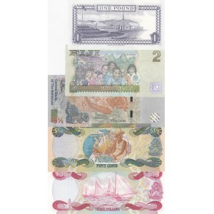 Mix Lot,  UNC,  Total 5 banknotes